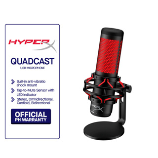HyperX SoloCast USB Condenser Gaming Microphone for PC PS4 PS5 and Mac  Tap-to-Mute Sensor Cardioid Polar Pattern Twitch  - AliExpress