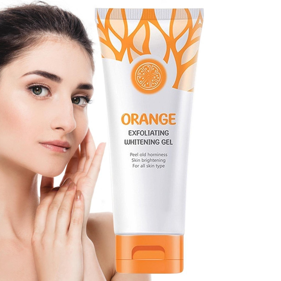 Orange Exfoliating Whitening Gel For Deep Cleansing And Skin Renewal
