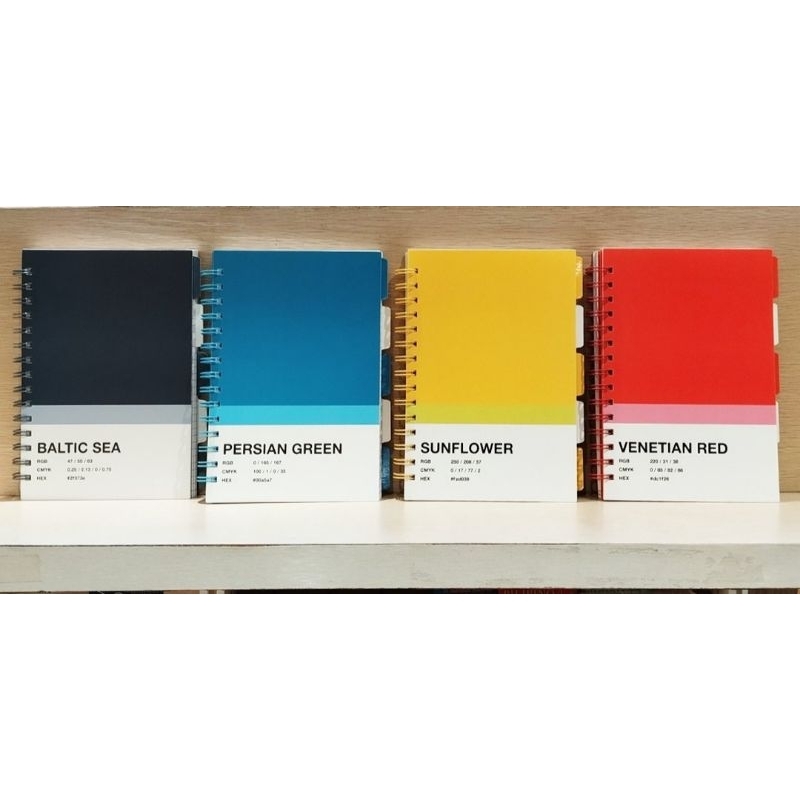Premiere Spring College Notebook Subject color coded short 6 inch x 8.5 ...