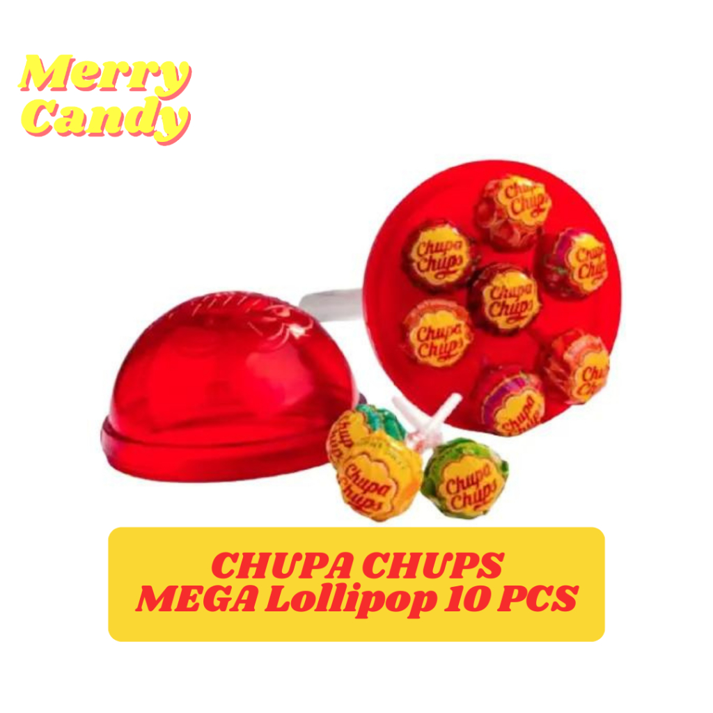 Chupa Chups BIG Lollipop Candy (10 pcs inside) Shopee Philippines