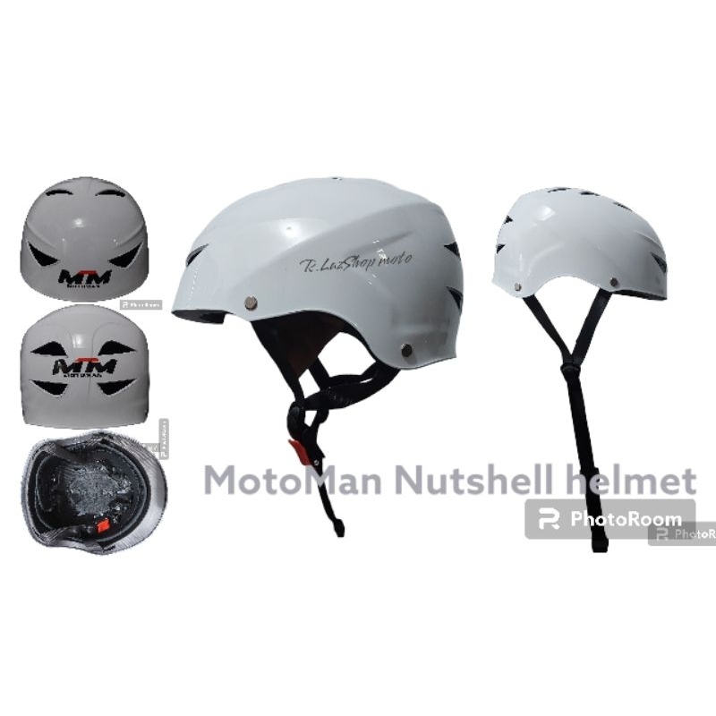 MOTOMAN NUT SHELL HELMET BEST COLOR | Shopee Philippines