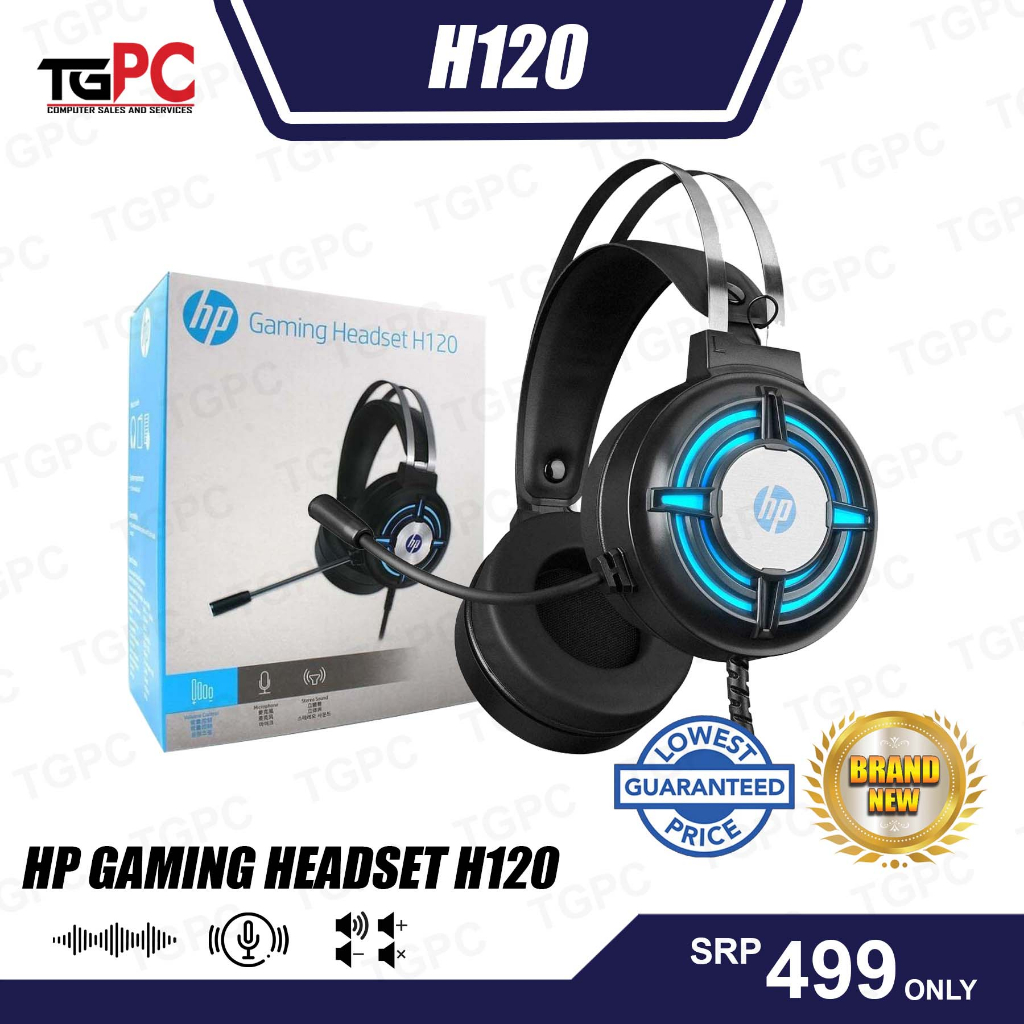HP H500GS 7.1 HP H120 Gaming Headset Shopee Philippines