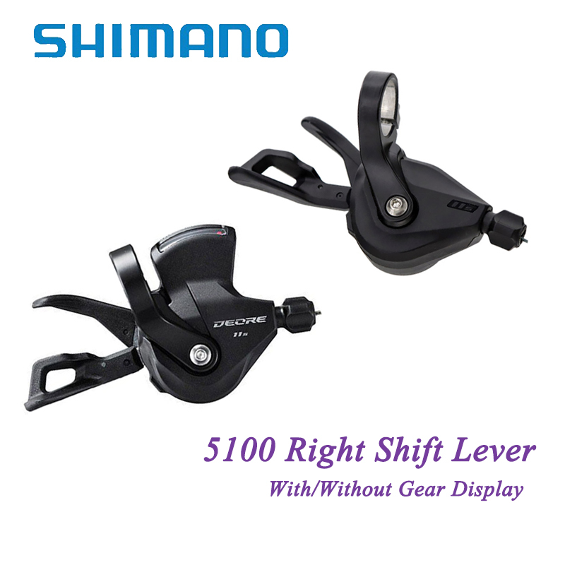 Shimano Deore M5100 11-Speed Right Trigger Shifter (Clamp-On) - Compatible With Shimano 11-Speed MTB Drivetrains