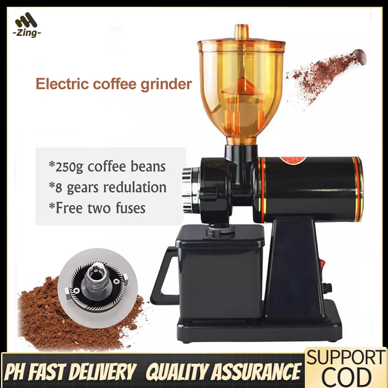 Electric Coffee Grinder Coffee Bean Grinder 600N Small Commercial Coffee Grinders Handpushed