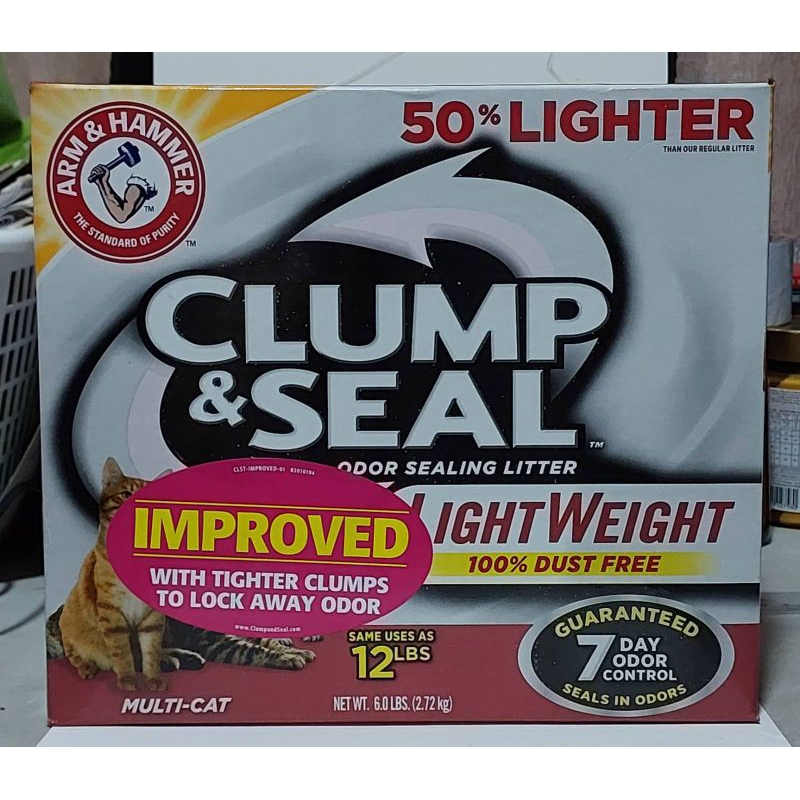 Arm & Hammer Clump & Seal Lightweight Litter 2.72kg Shopee Philippines
