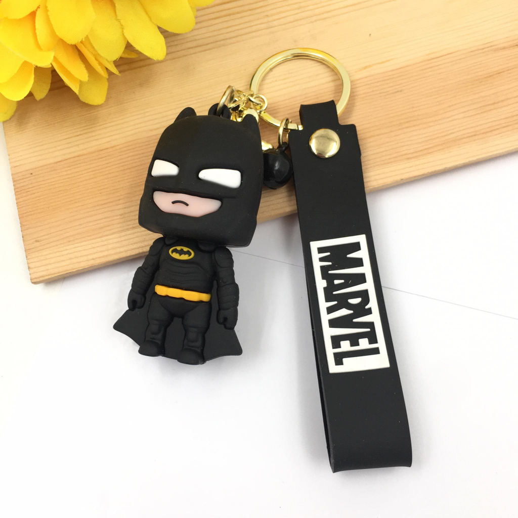 DC Superman Batman Flash Keychain Character for Bag Charms Collectible ...