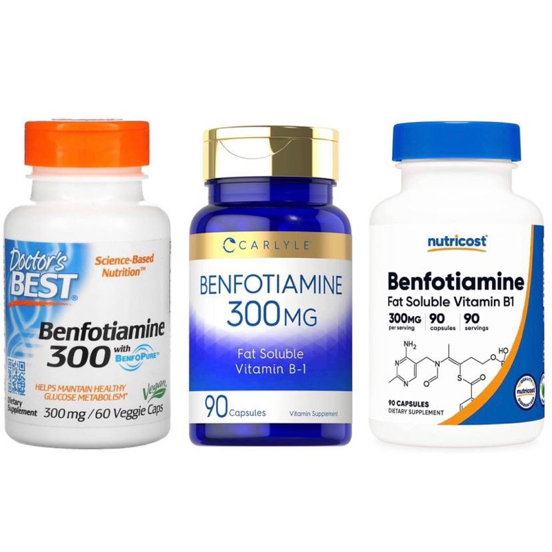 Benfotiamine 300mg Doctors S Best 60caps Carlyle 90caps Nutricost   Ph 11134207 7qul8 Liwh4oh1l1ssae