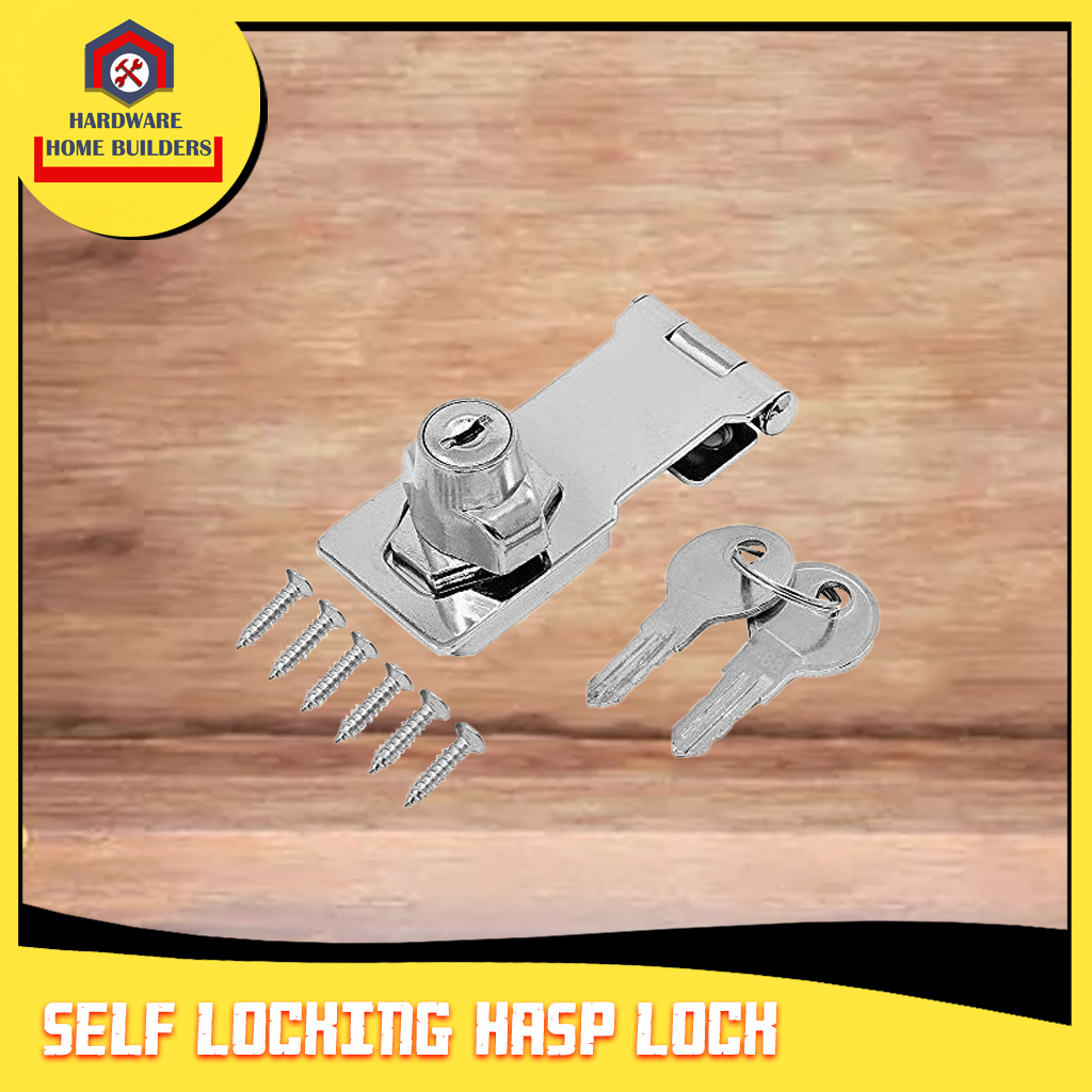 RDR/STAINLESS STEEL SELF LOCKING HASP LOCK Shopee Philippines