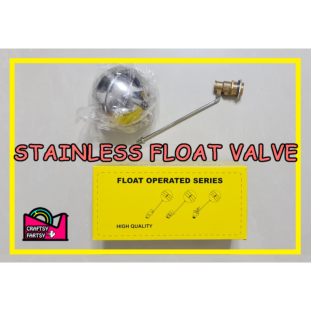 (PER BOX) Float Valve Male Thread Water Tank Ball Stainless Steel Flow ...