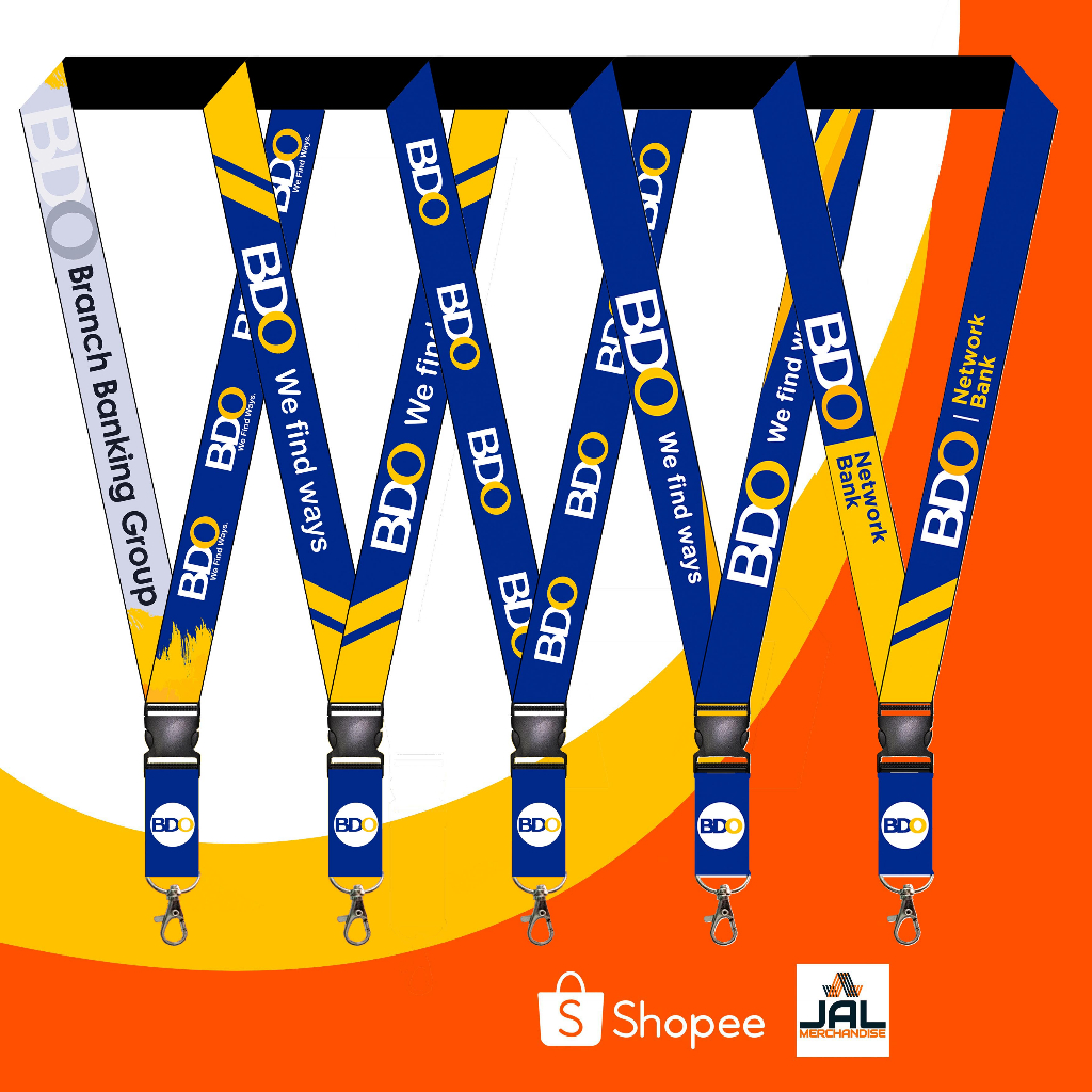 BDO ID LACE / ID LANYARD | Shopee Philippines