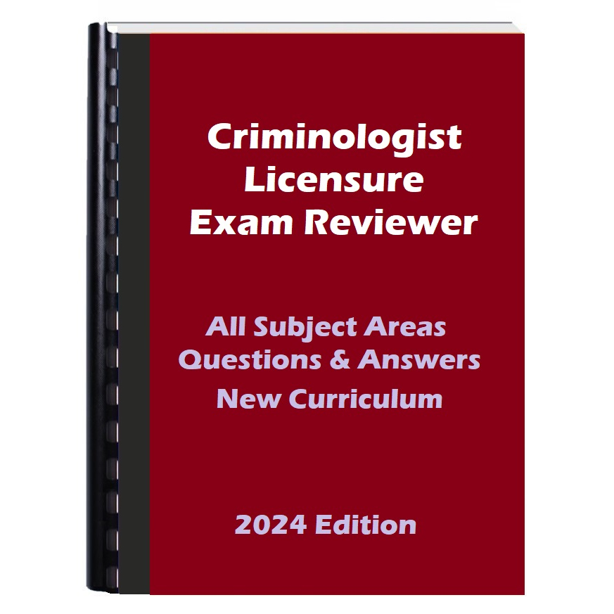 Criminology Board Exam Reviewer 2024 Edition Shopee Philippines