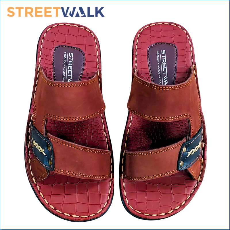 Street Walk Marikina Made Leather Sandals for Men Leather Slippers for ...