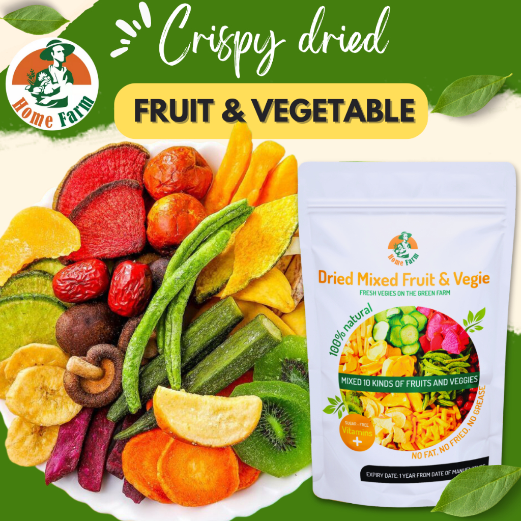 HomeFarm Dried fruits and vegetables Crispy dried fruit and vegies