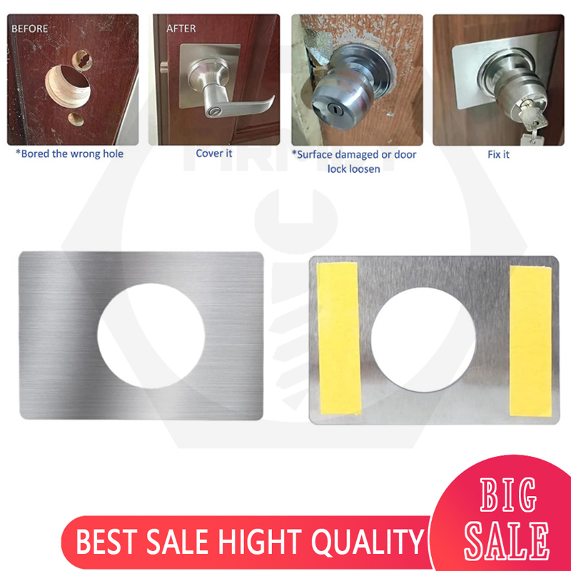 Door Lock Repair Plate Stainless steel door pad dream Door louver Knob