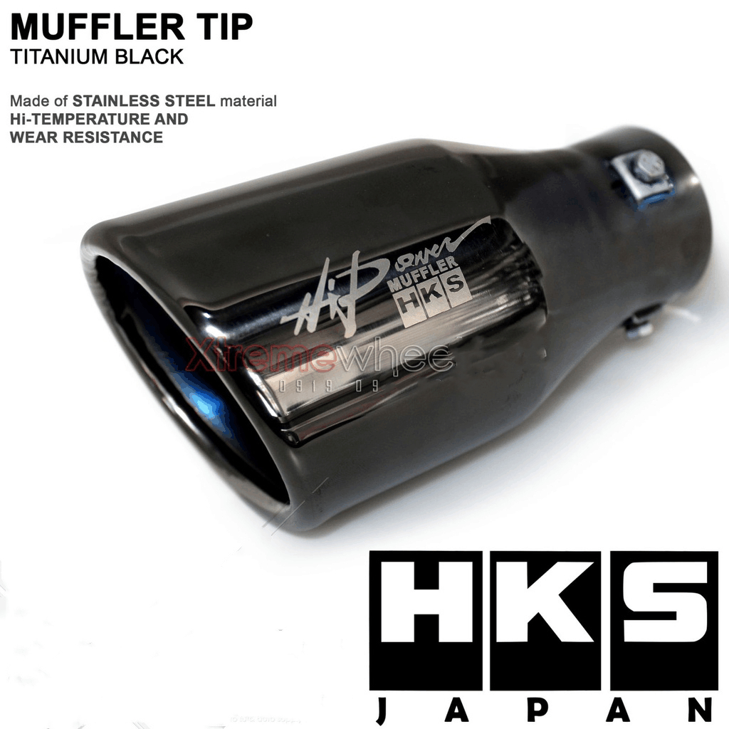 HKS TITANIUM FOR FORTUNER / HILUX 20052023 MUFFLER TIP JAPAN MADE