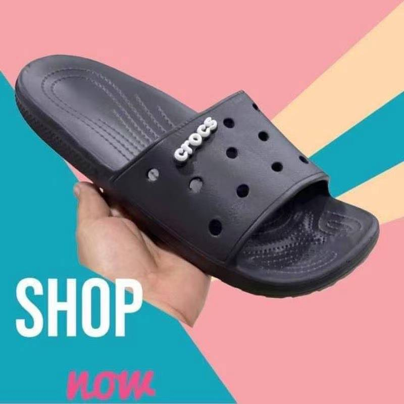 DreamHome New Arrival Crocs Classic Slides Couples Slippers for Unisex