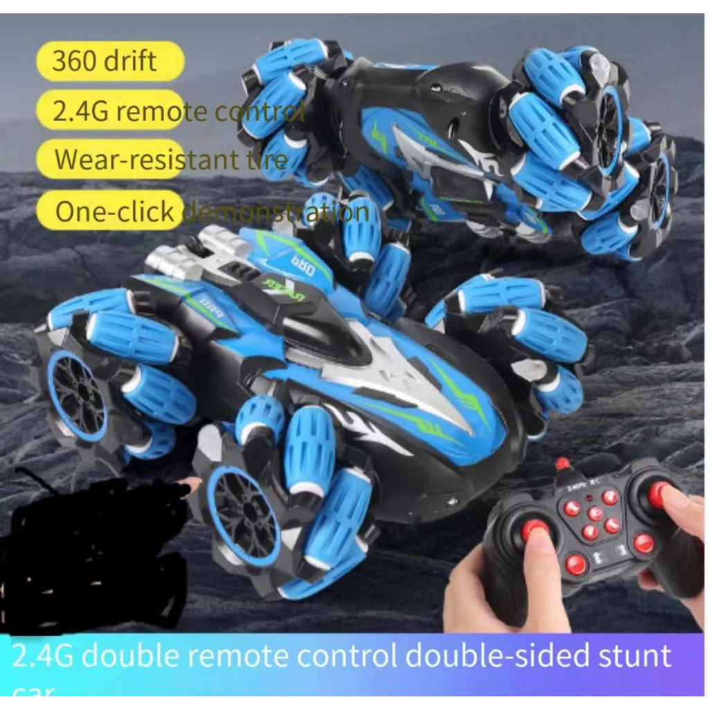 (COD) Remote control car, toy remote control car, 360 rotation car toy