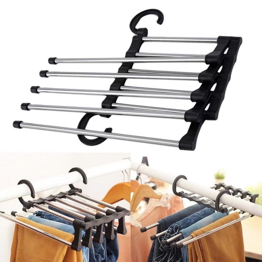 OFNATURE Multi-function Folding Hanger Pants Rack | Shopee Philippines
