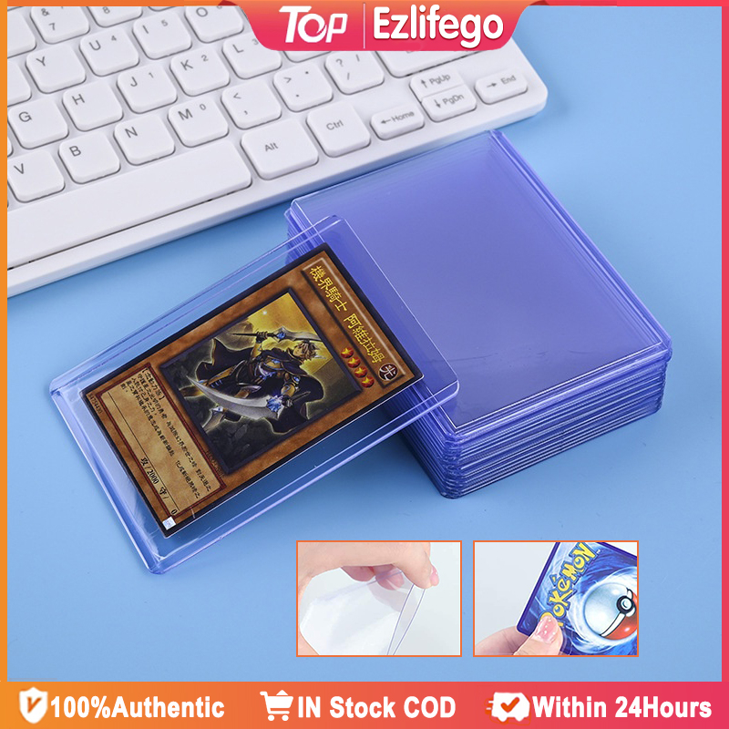 25Pcs 3x4 inch Clear Cards Toploader 35PT Game Card Holder Baseball ...