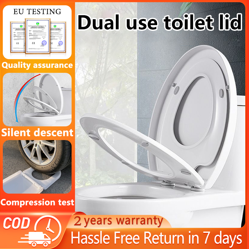 Toilet seat 2 in 1 with Built in Potty Training Seat, Kids toilet seat