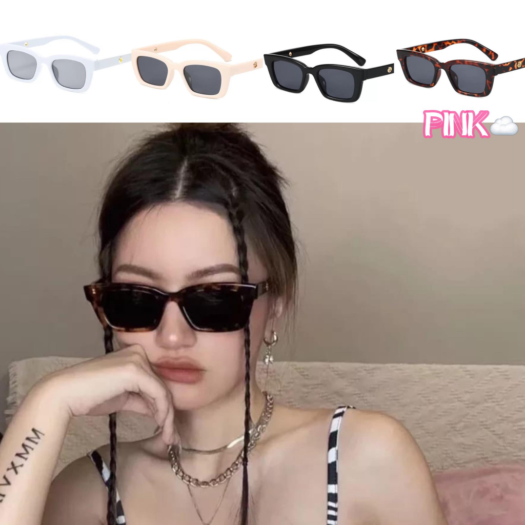 European and American retro small frame square sunglasses hiphop