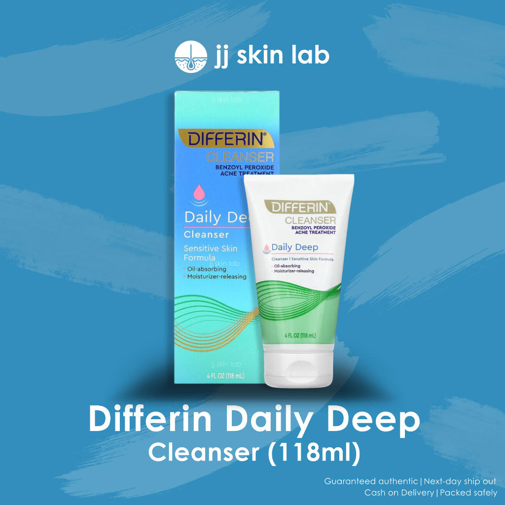 Differin Daily Deep Cleanser Benzoyl Peroxide Acne Treatment (118ml