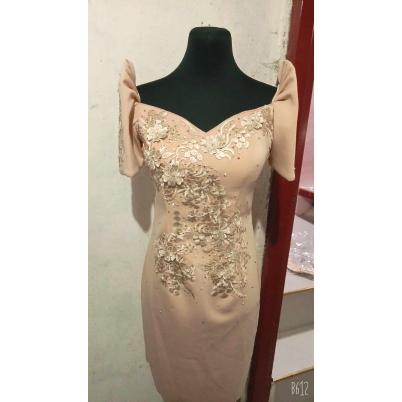 Modern Filipiniana Knee Length HOT Knee Length Modern Filipiniana Knee  Length Filipiniana