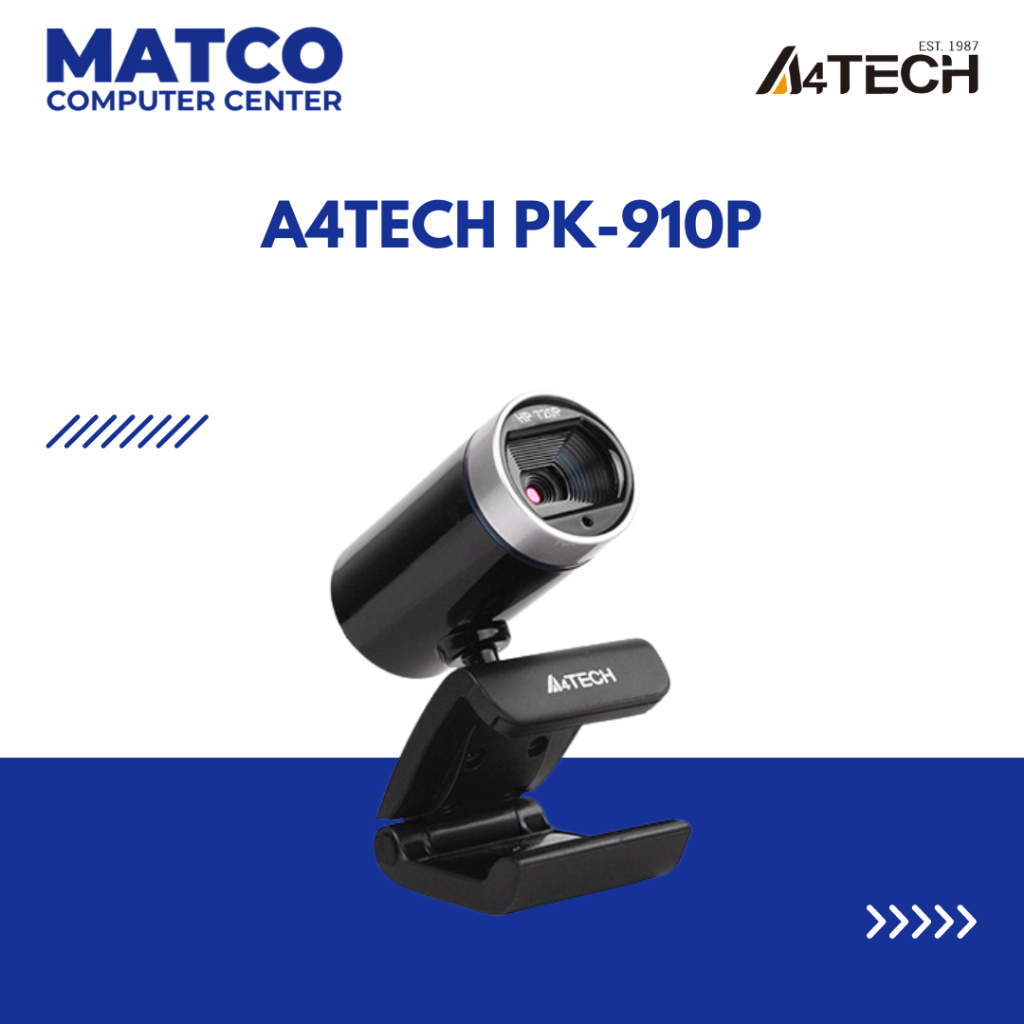 A4TECH PK-910P 720 HD WEBCAM (PK-910P) | Shopee Philippines