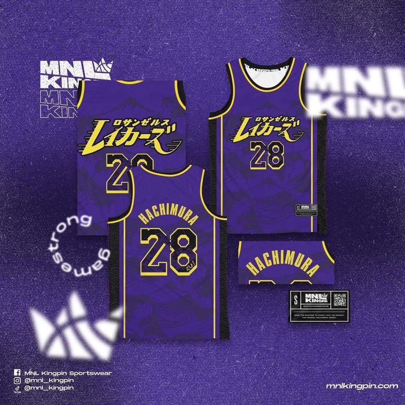 HACHIMURA #28 MNL KINGPIN Original Concept Jersey | Shopee Philippines