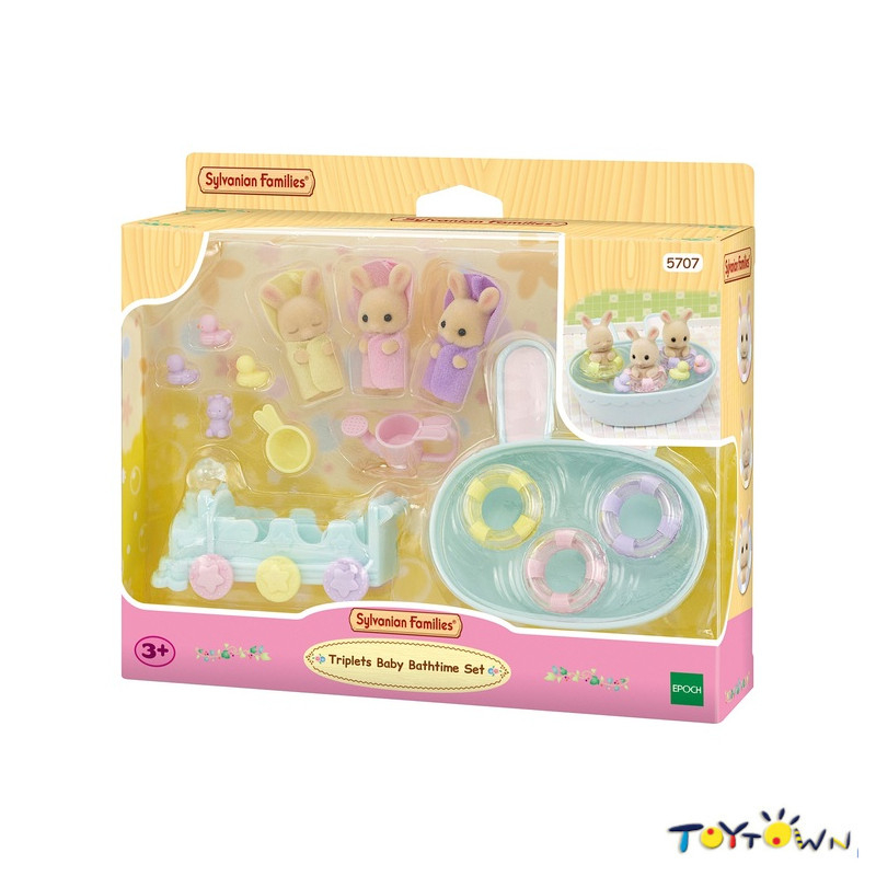 Sylvanian Families Triplets Baby Bathtime Set | Shopee Philippines