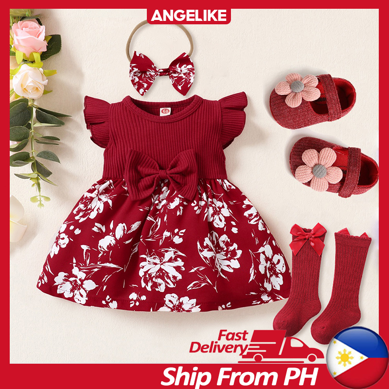 Flash Design Dress For Baby Boy In Red Color #300 main image 0