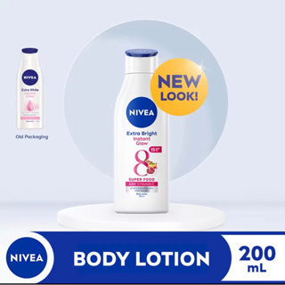 Nivea Extra White Radiant & Smooth Body Lotion Whitening w Vitamin C 380ml  x 2