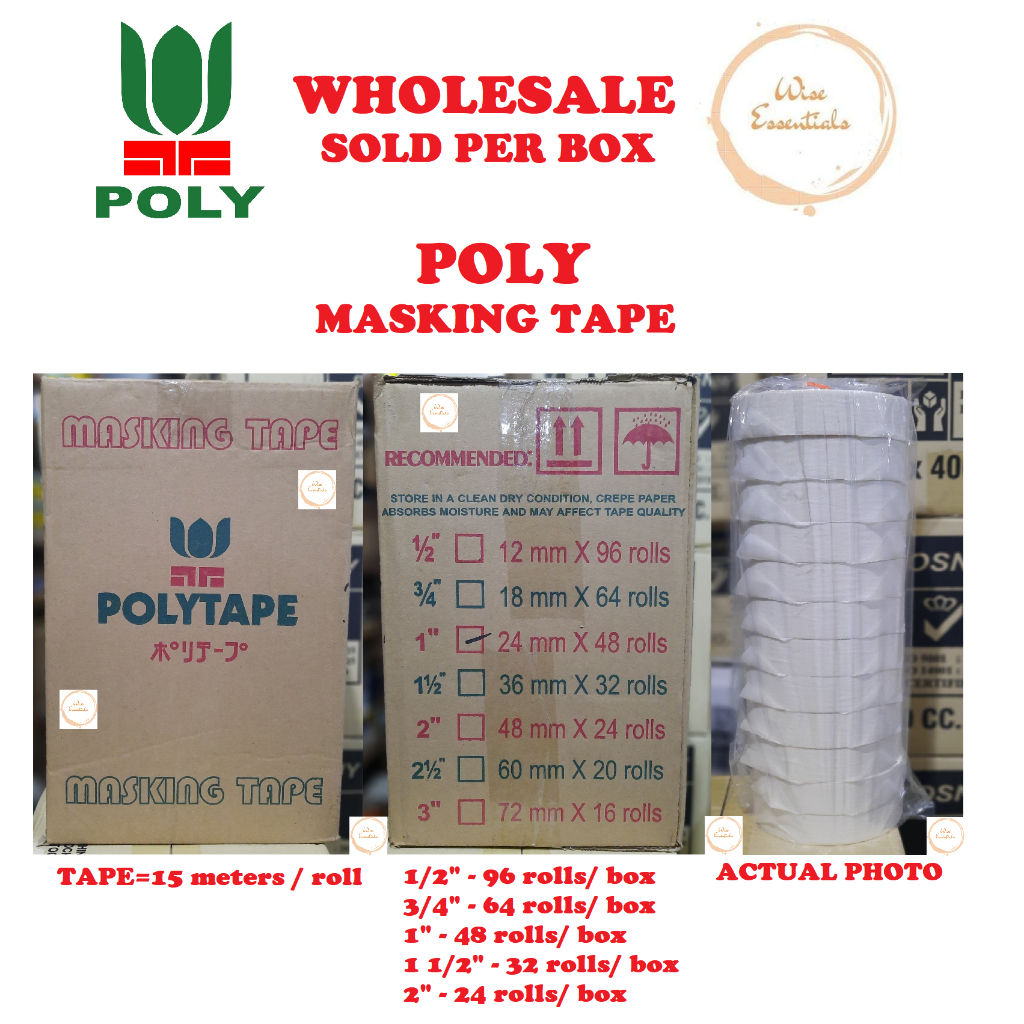 POLY Wholesale Masking Tape Shopee Philippines