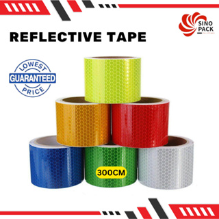 Rush Sale! 5cm*300cm Car Reflective Tape Decoration Stickers Car Warning  Safety Reflection Tape Film Auto Reflector Sticker