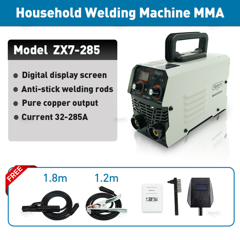 REAIM Welding Machine Japan Gasless MIG/MMA 2in1 Portable Welding Inverter Flux Cored Welder