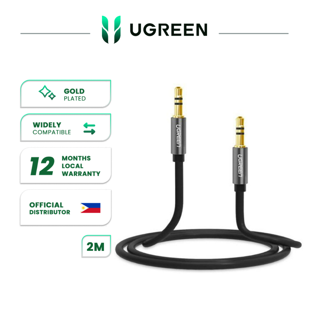 Keple AUX-Kabel 0,5 M – 3,5-mm-Klinke, Vergoldete Stecker, Für Handy, Lautsprecher, Auto