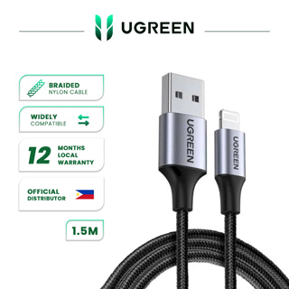 UGREEN 3 in 1 Braided Nylon USB Cable Lightning/Micro/Type-C - 1.5M