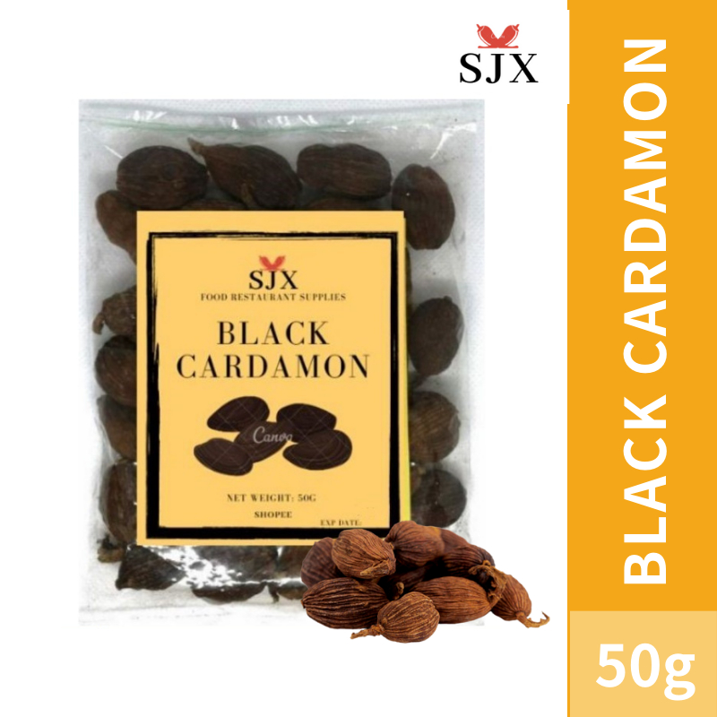 50g Black Cardamon Pods / Black Cardamom Pods Spices ️S2 Shopee