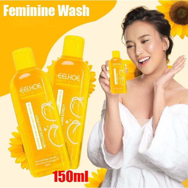 EELHOE Feminine Wash With Sunflower Oil & Cooling Effect Shower Gel