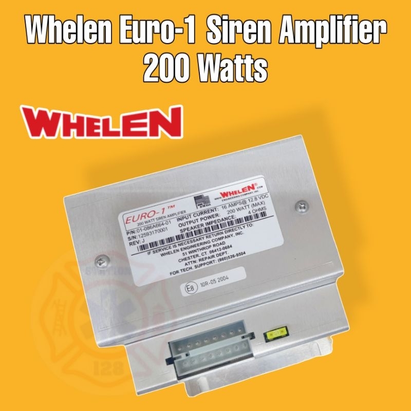 Whelen Euro-1 Siren Amplifier 200 Watts | Shopee Philippines