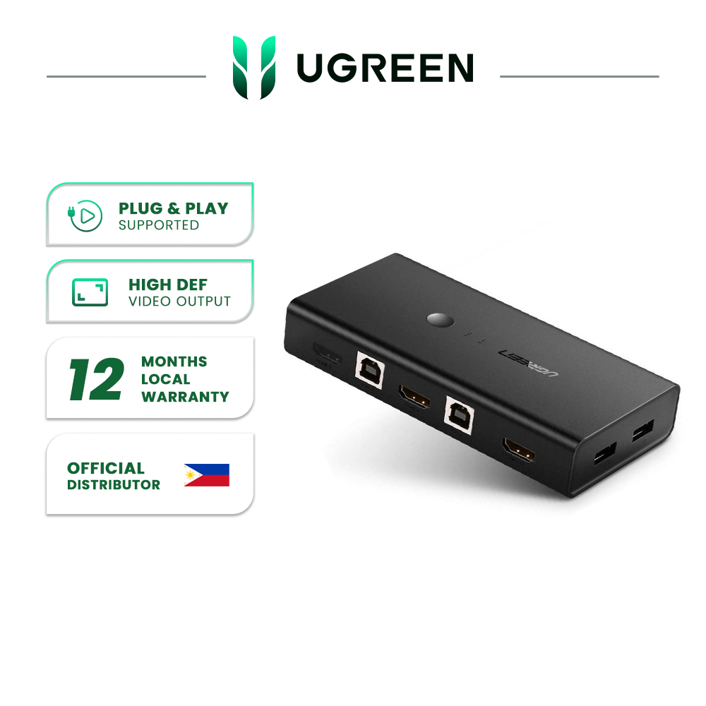 Ugreen Hdmi Switch Box In Out Kvm Switching Ph Shopee Philippines