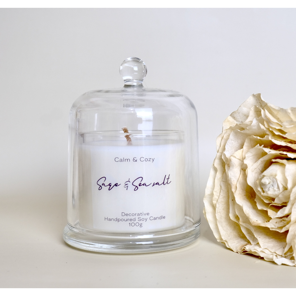 Decorative Elegant Candle in Sage and Sea Salt Shopee Philippines