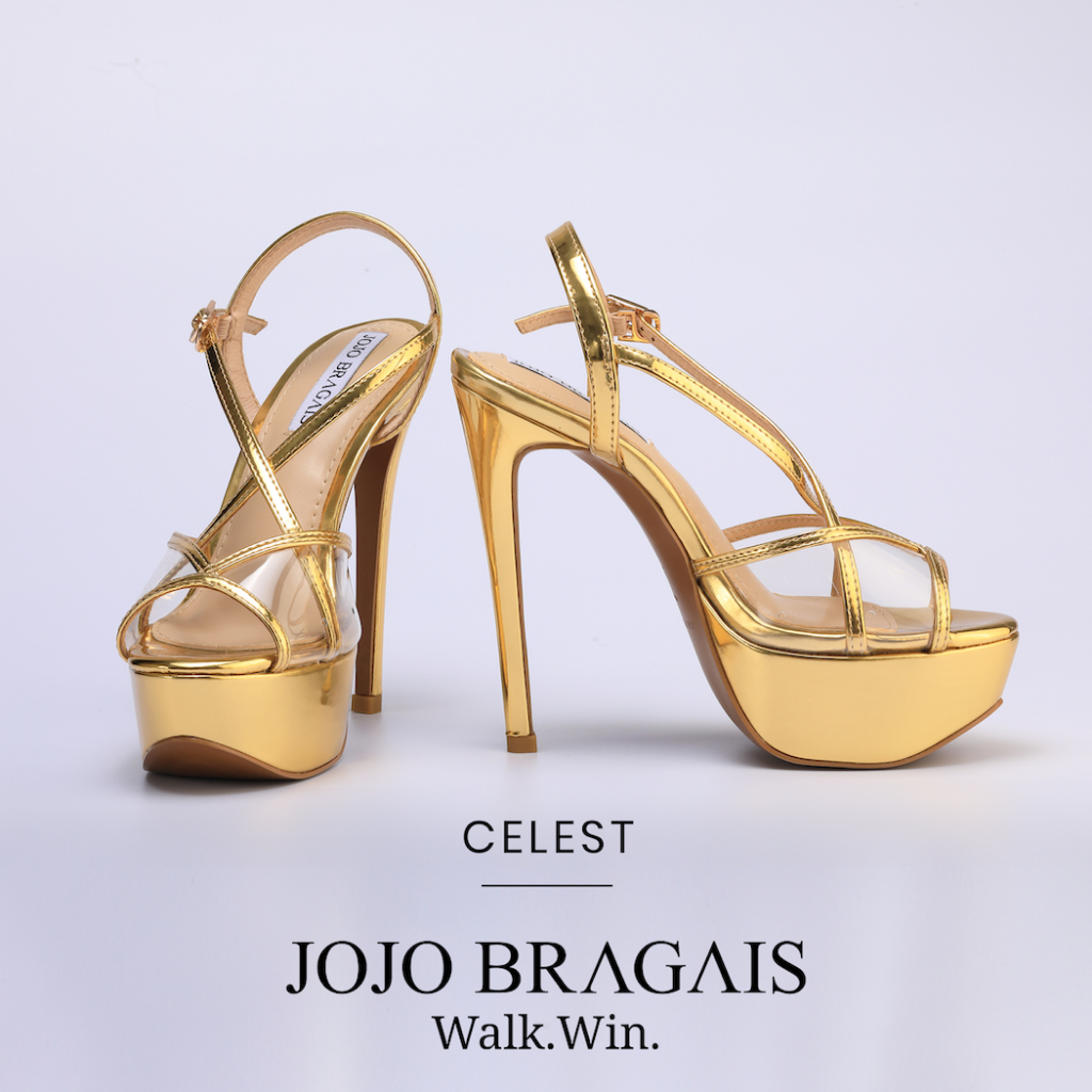 Jojo Bragais Celest Gold 55 Heels Shopee Philippines