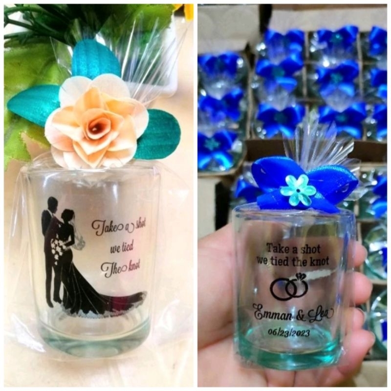 Shot Glass Souvenirs Shotglass Giveaway Wedding Souvenir Debut Souvenir Christening Souvenir 2951