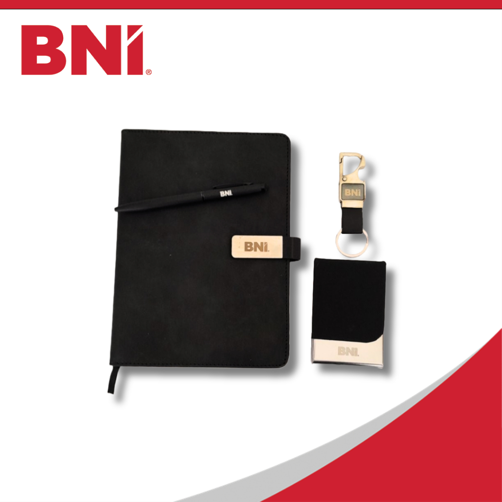 BNI Card holder / Notebook / USB / Ballpen and Notebook Bundles