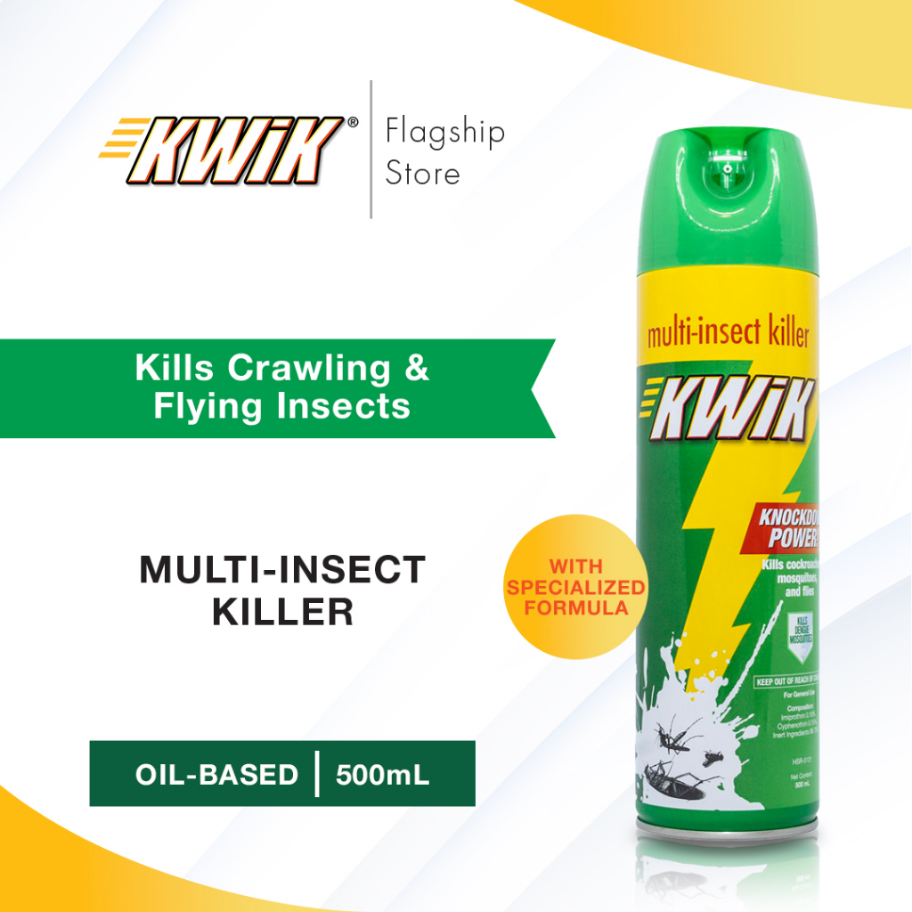 KWiK Multi-Insect Killer (Oil-Based) 500mL | Shopee Philippines