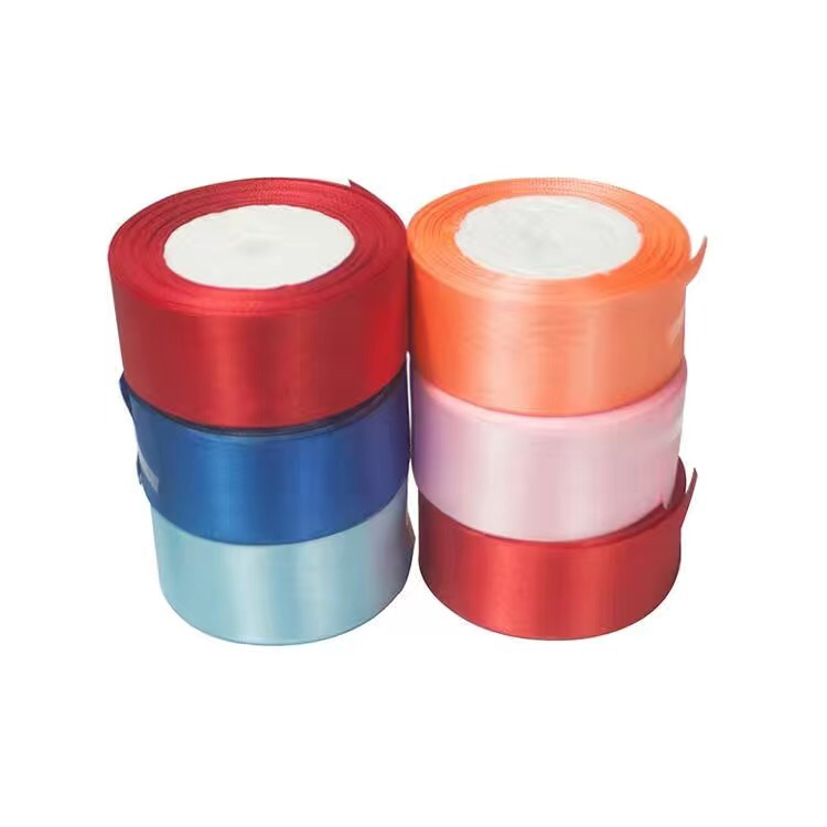 2cm Satin Ribbon Roll Gift Packaging Ribbon Flower Making DIY Holiday ...