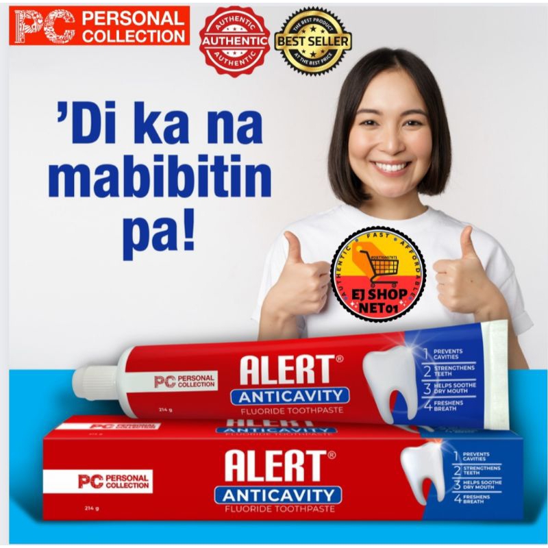 PERSONAL COLLECTION ALERT NEW ANTI CAVITY FLUORIDE TOOTHPASTE 100