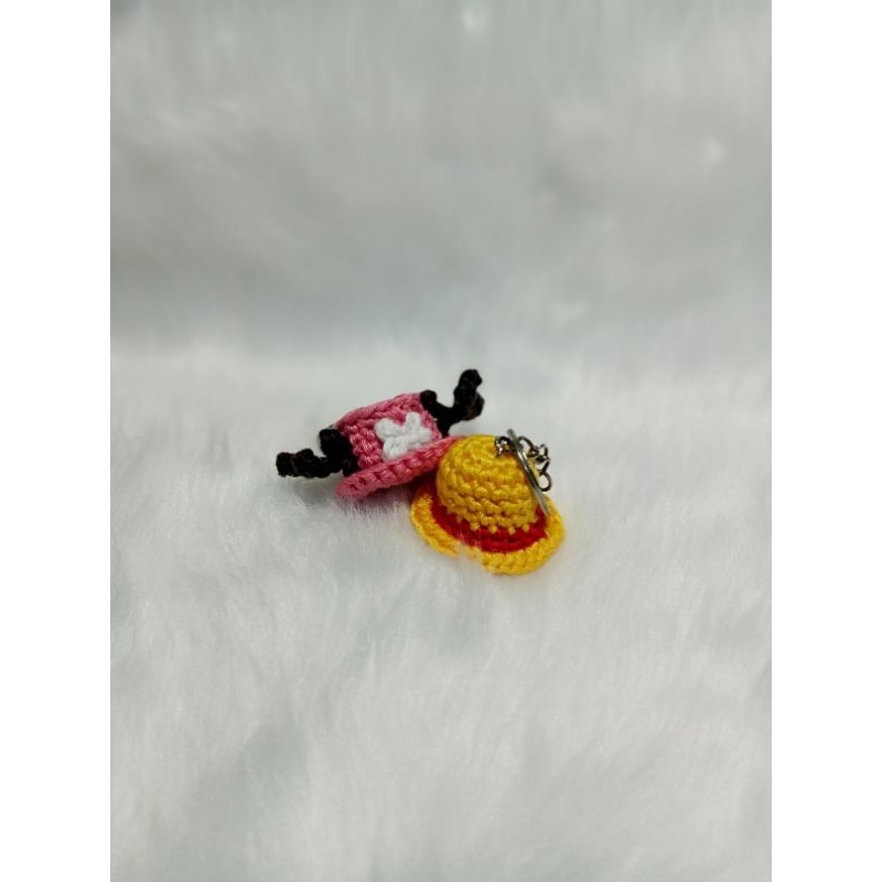 Luffy and chopper hat keychain Shopee Philippines