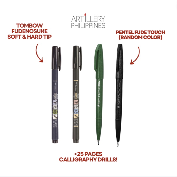 Basic Brush Pen Calligraphy Kit Shopee Philippines